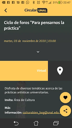 CircularUNAL Screenshot 3