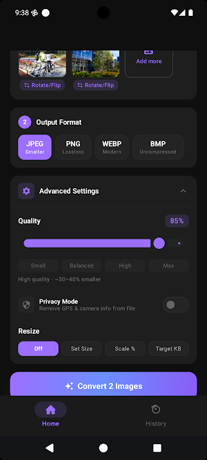 OmniConvert - Image Converter Screenshot 3