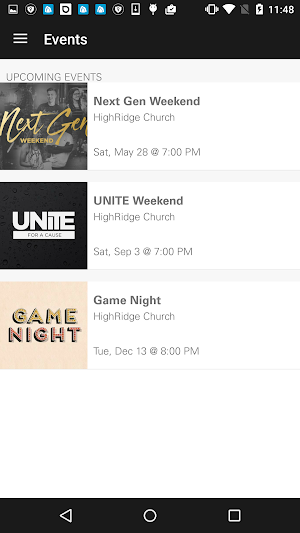 HIGHRIDGE YOUNG ADULTS Screenshot 1