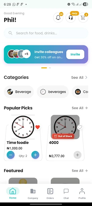 Froot-az Ordering Screenshot 0