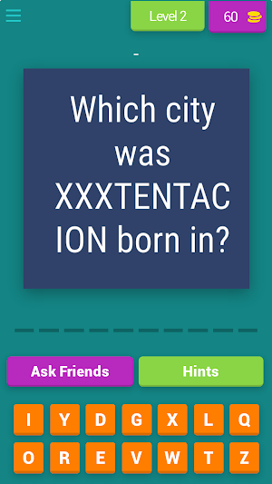 XQUIZ: XXXTENTACION CHALLENGE Screenshot 2