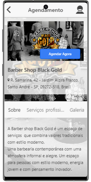 Barber Shop Black Gold Screenshot 1