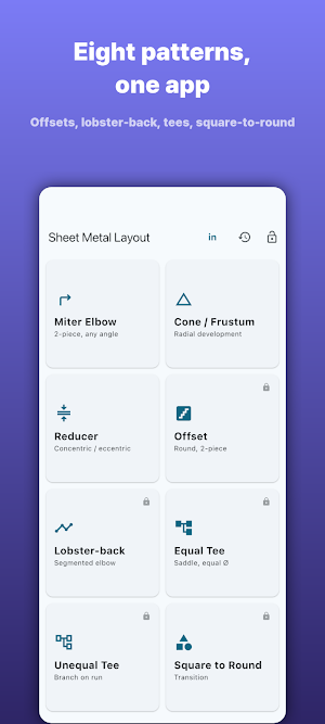Sheet Metal Layout: Patterns Screenshot 0