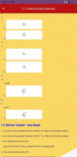 Chemical Bonds Screenshot 3