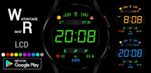 LCD Watch Face Wear OS Screenshot 0