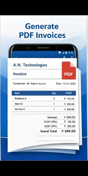 BillKaro India GST Billing App Screenshot 2