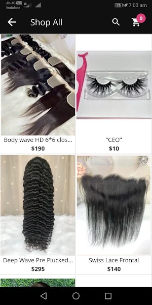 Elegance Hair Boutique Screenshot 1