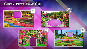 Garden Photo Frame Editor Screenshot 1