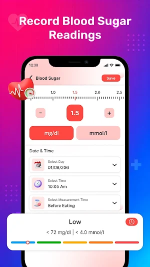 PulsoX: Blood Pressure Tracker Screenshot 0