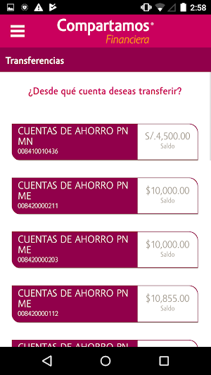 Compartamos Móvil Perú Screenshot 3