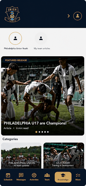 Philadelphia Union Youth Screenshot 0