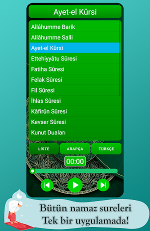 Namaz Sureleri Sesli Screenshot 0