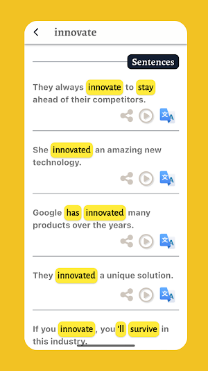 Verbs in Use - Learn English Screenshot 2
