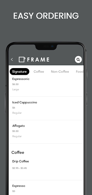 Frame Coffee Roasters Screenshot 3