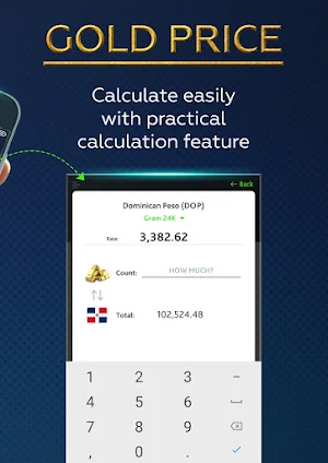 Live Gold Price for All The World Screenshot 1