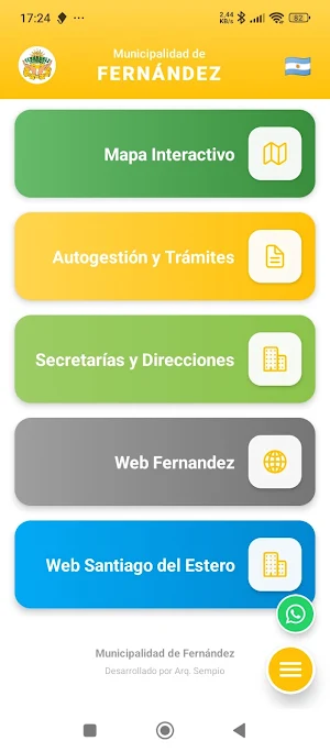 Municipalidad de Fernández Screenshot 0