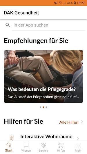 DAK Pflege-App Screenshot 0