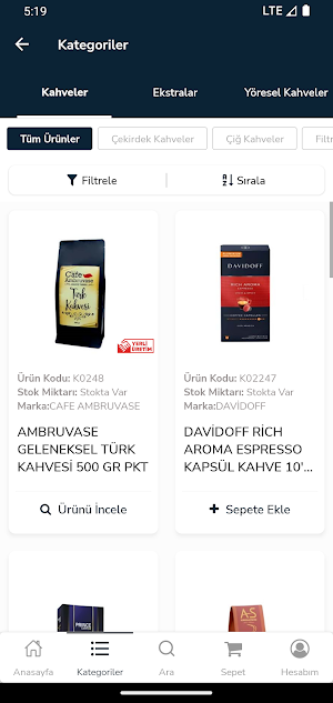 Kahveciniz Screenshot 2