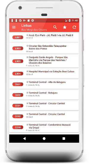 Horário Bus Mogi da Cruzes Screenshot 1