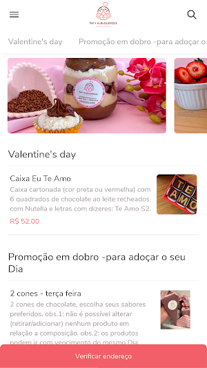 Paty Albuquerque Confeitaria Screenshot 0