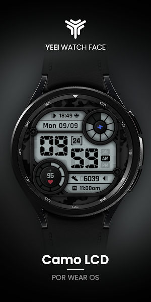 Camo LCD: Watch Face Screenshot 0