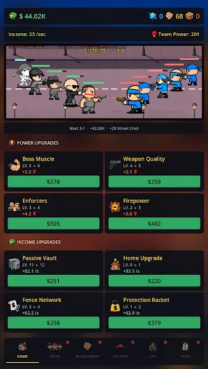 Gang Blocks: Crime Boss Idle Screenshot 0