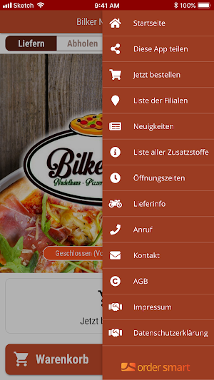 Bilker Nudelhaus Screenshot 2