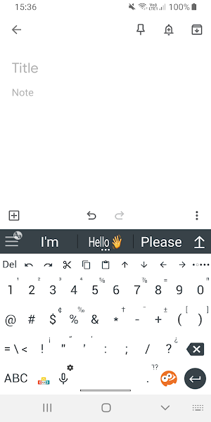 Theme for A.I.type Droid W א Screenshot 1