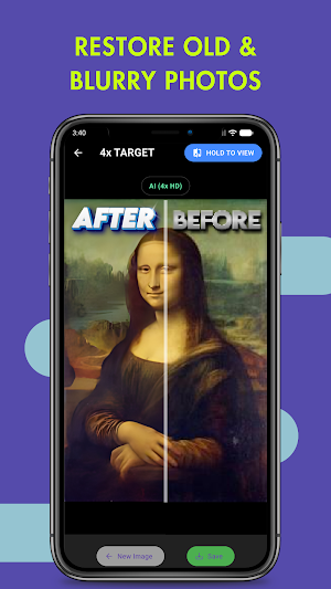 Offline AI Photo Enhancer: 4x Screenshot 0