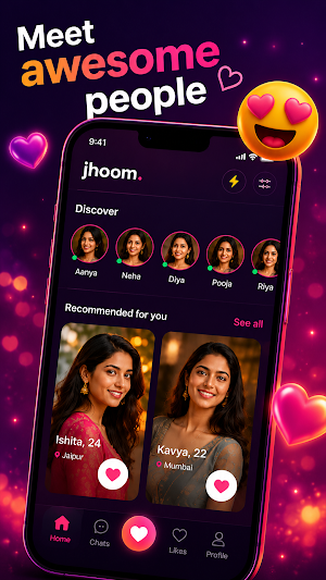 Jhoom: Dating App & Chat Screenshot 1