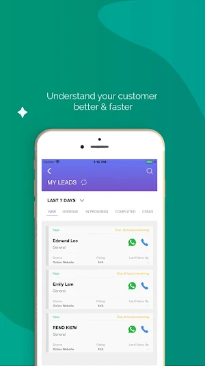 SetiaEcoHill Lead Management Screenshot 2