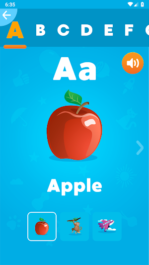 Alphabet - Learn and Play with 7 languages Screenshot 2