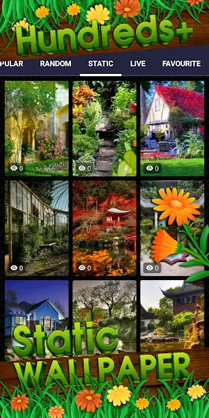 garden wallpaper Screenshot 3