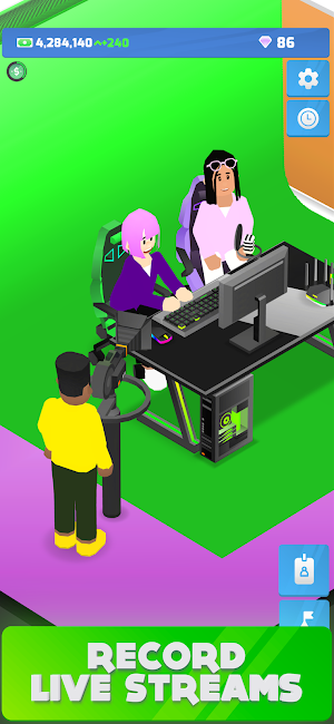 Idle Streamer! Film Maker Game Screenshot 2