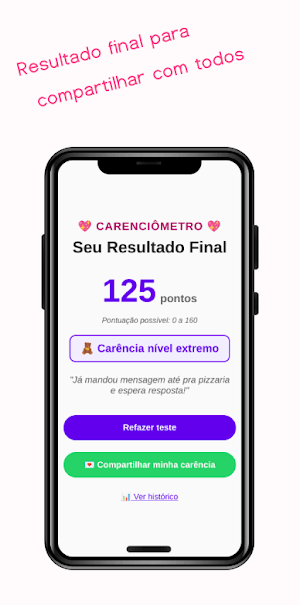 Carenciômetro Screenshot 2