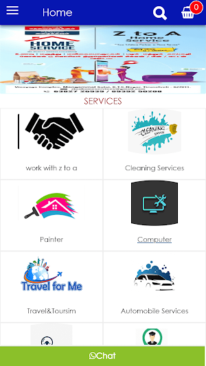 Z to A Home Service And Delivery Screenshot 3