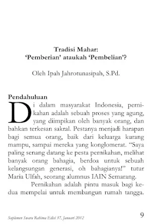 Mahar Pemberian Atau Pembelian Screenshot 1