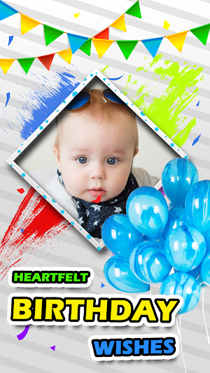 Happy Birthday Photo Frames in English (Full HD) Screenshot 3