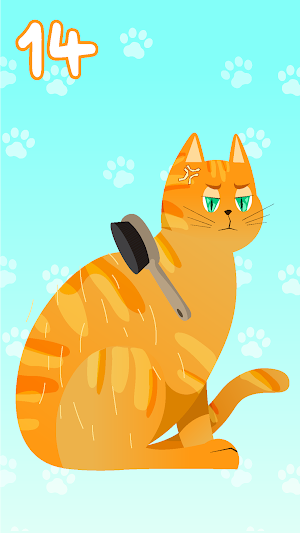Cat Brushing Screenshot 1