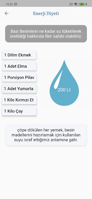 Enerji Diyeti Screenshot 2