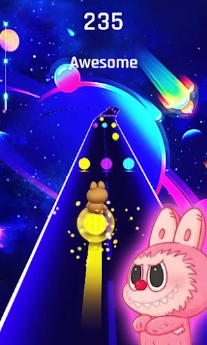 Labubu Dancing Ball Color Road Screenshot 2