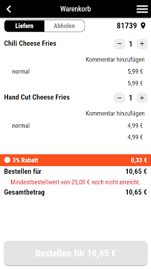 Burgerhouse München Screenshot 1
