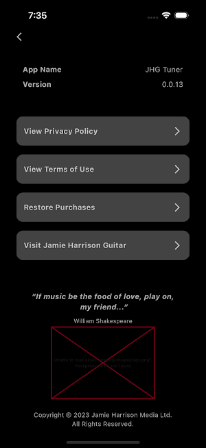 JHG Tuner Screenshot 0