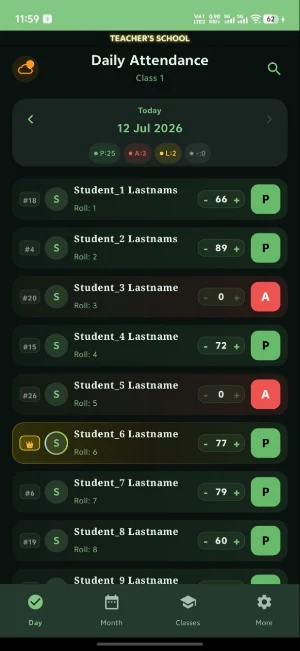 Attendance Tracker Screenshot 0