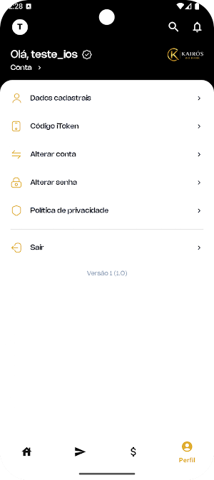 Kairós WB Bank Screenshot 3
