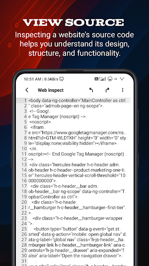 Tools Browser: Web analysis Screenshot 1