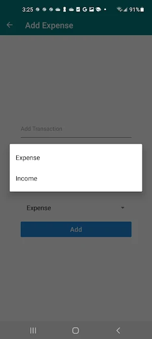 Expenditure Tracker Screenshot 3