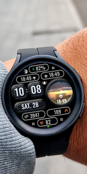 Digital Astra Watch face Screenshot 1