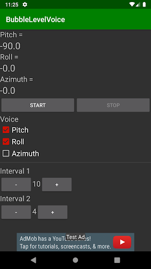 Bubble Level Voice Screenshot 0