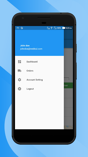 Opencart Delivery Boy Application Screenshot 1